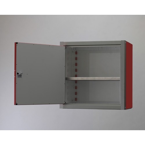 Aluminum Wall Storage Cabinet 241124 Moduline Cabinets Single Door Aluminum Wall Storage Cabinet 24 Tall Open