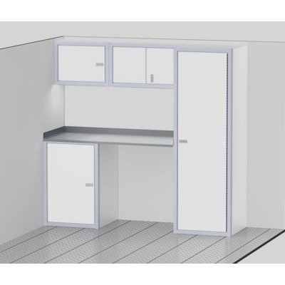 Part No C3205 Aluminum Cabinets For Enclosed Trailers Moduline
