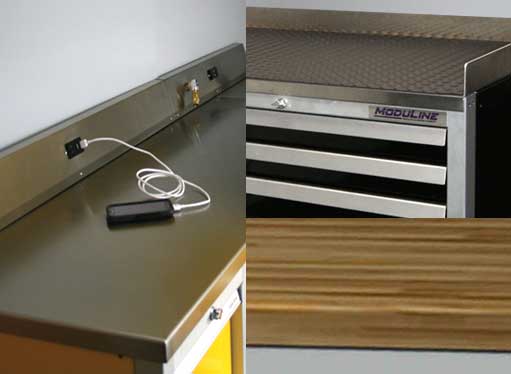 Moduline Countertop Features