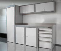 White Sportsman II™ Trailer Cabinets
