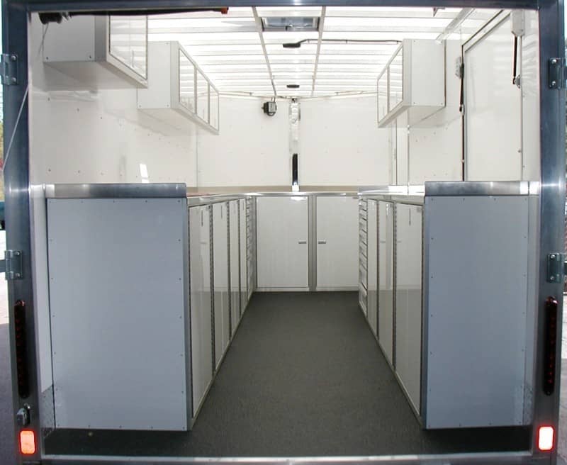 V Nose Trailer Storage And Organization